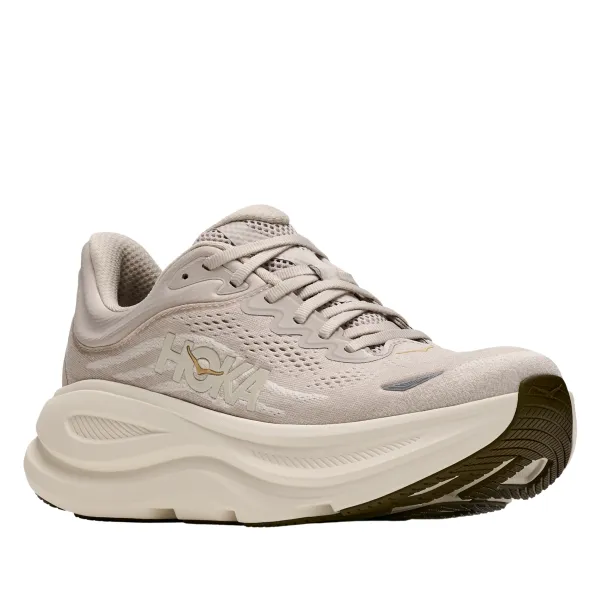 HOKA Women's BONDI 9 RIVER ROCK GREY / ALABASTER
