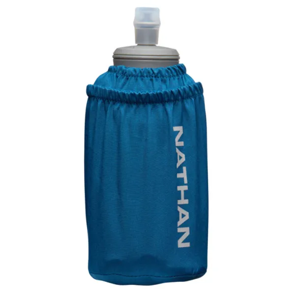 NATHAN Pinnacle 18oz Soft Flask Sailor Blue/Reflective Silver