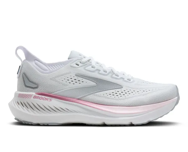 BROOKS Women's Glycerin GTS 23 133 White/Harbor Mist/Metallic