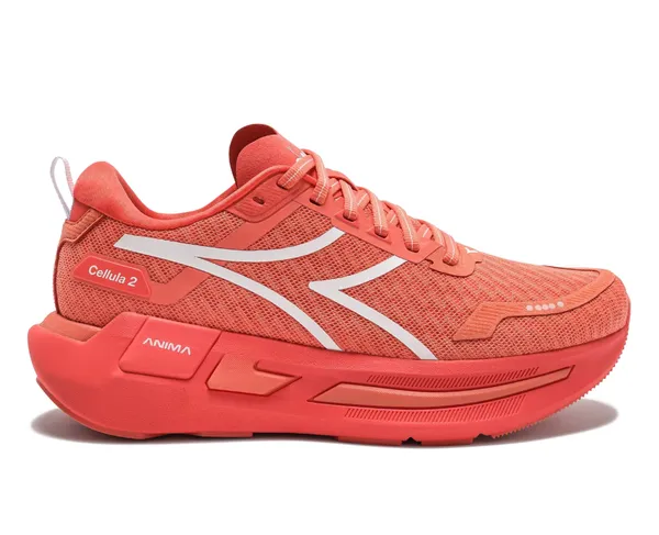 DIADORA Women's CELLULA 2 C0311 CORAL/HOT CORAL