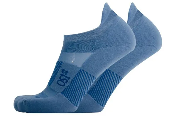 OS1ST TA4 Thin Air Socks - No Show Steel Blue / Large