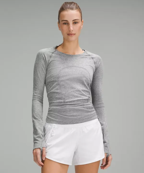lululemon Swiftly Tech Long Sleeve 2.0 Slate/White
