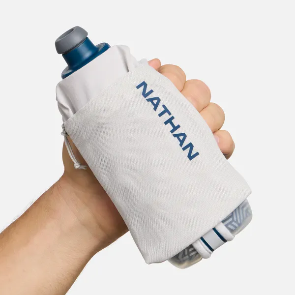 NATHAN SpeedDraw 2 12oz Ins. Flask Electric Blue/Reflective Silver