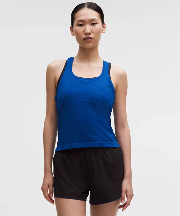 lululemon Swiftly Tech Racerback Tank Top 2.0 *Waist Length Clubhouse Blue/Jet Stream