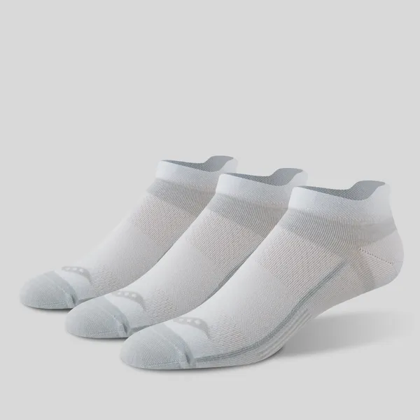 SAUCONY Inferno Ultralight No Show 3-Pack 101 White