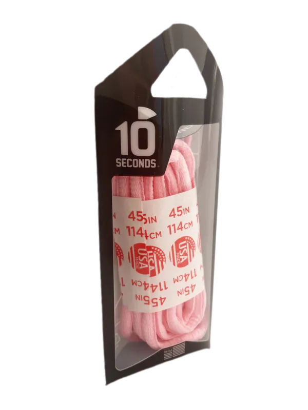 HICKORY BRANDS OVAL SHOELACES 54" LIGHT PINK