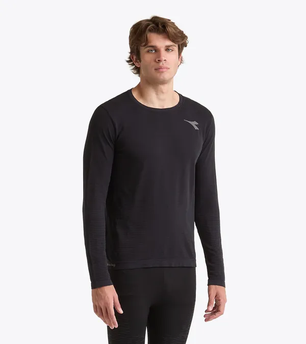 DIADORA LS T-SHIRT STRATOUNO BLACK