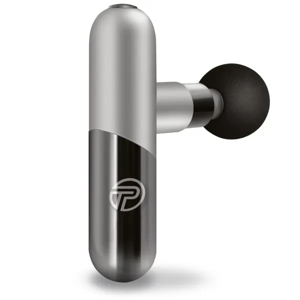 PRO-TECH Force mini 2.0 massage gun w/FlexEdge attachment Silver