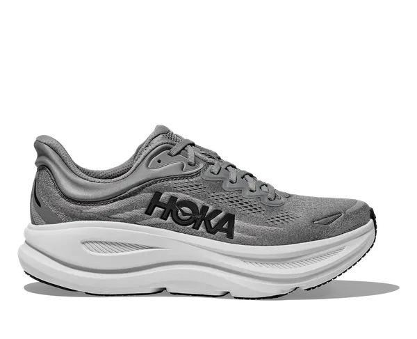 HOKA Men's BONDI 9 GALACTIC GREY / STELLAR GREY