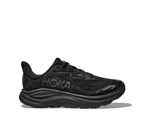 HOKA Youth CLIFTON 10 BIG KIDS BLACK / BLACK