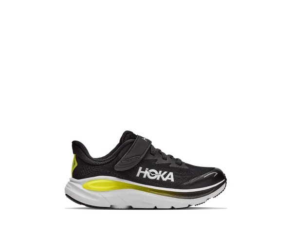 HOKA Kid's Clifton 10 BKCS BLACK/COSMIC GREY